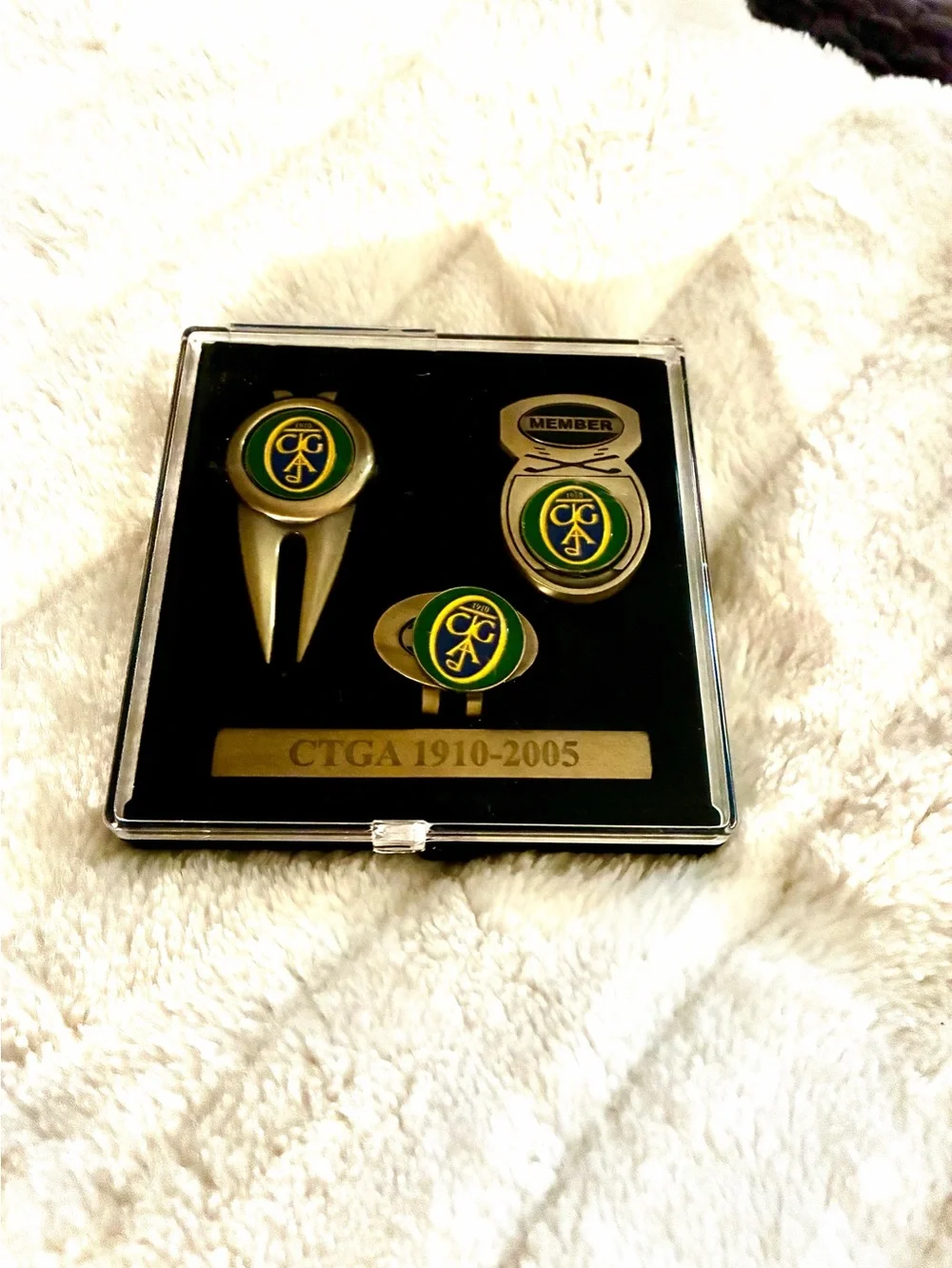 Vintage CTGA 3 Piece Golf Accessory Set